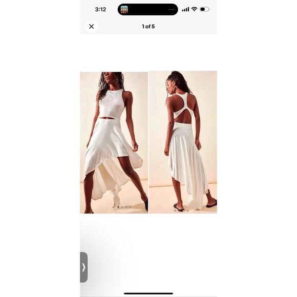 NWT Free People beach Bethany midi dress sz XL - Picture 1 of 7